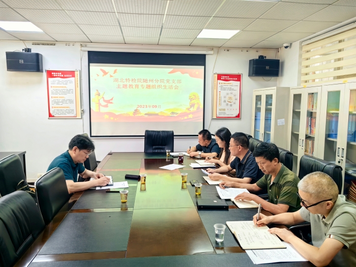 厦(shà)门成同机电制造(zao)有限公司(急速版(ban))随州分院黨支部(bu)召開主題教育專(zhuan)題組織生活會